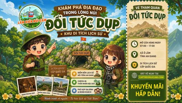 Vé vào cổng khu du lịch (Bao gồm tham quan khu di tích)